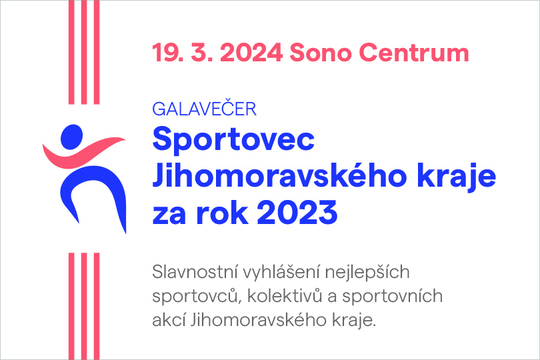 Slavnostní vyhlášení Sportovce roku 2023 Jihomoravského kraje
