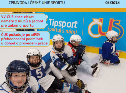 Nové vydání zpravodaje České Unie Sportu